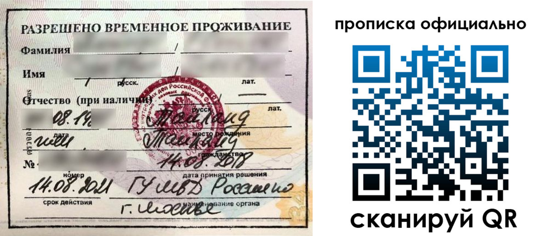 временная регистрация адрес в Анапе